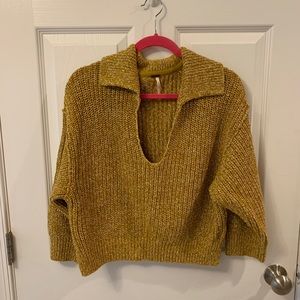 Free People V neck Sweater